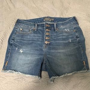 High Waisted Denim Shorts